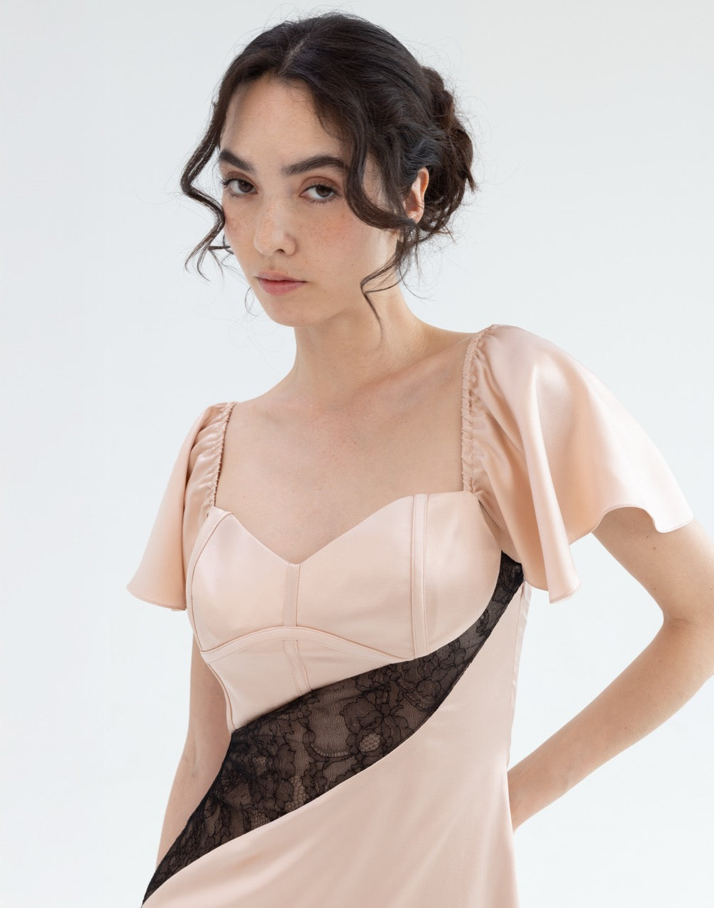 Half Corset Lace Dress Half Corset Lace Dress