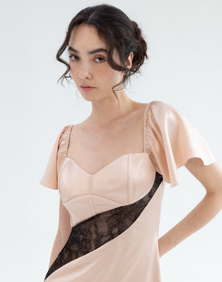 Half Corset Lace Dress