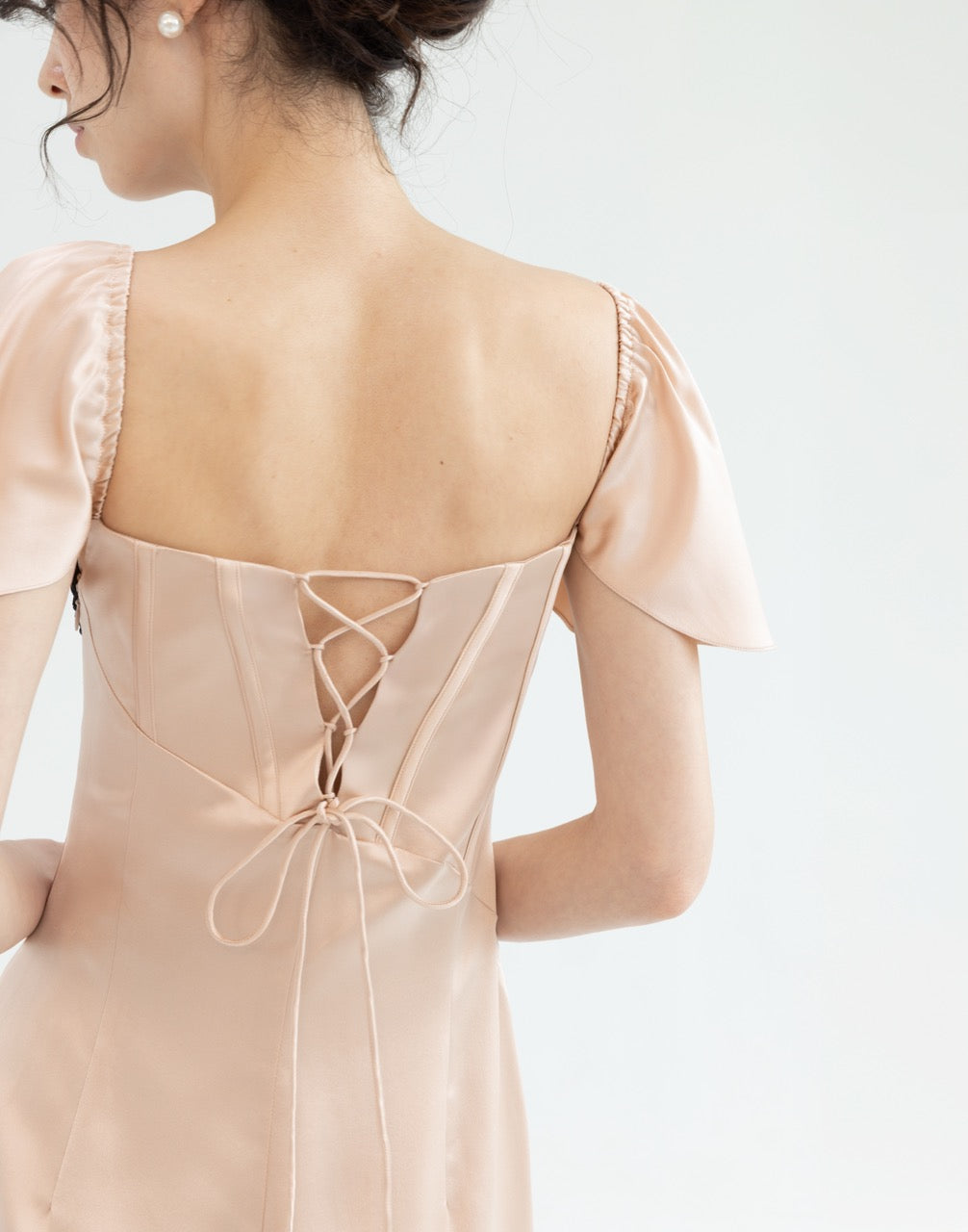 Half Corset Lace Dress HELENA WANG Half Corset Lace Dress HELENA WANG