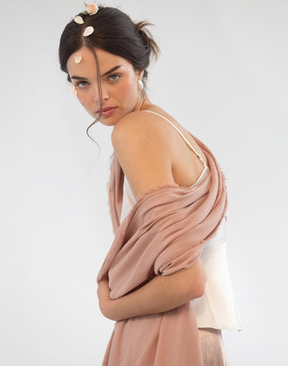 Rose Fiber Scarf