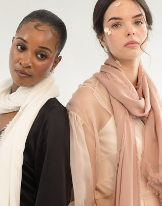 Rose Fiber Scarf