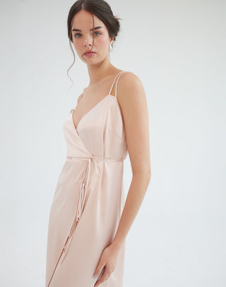 Pearl Wrap Dress