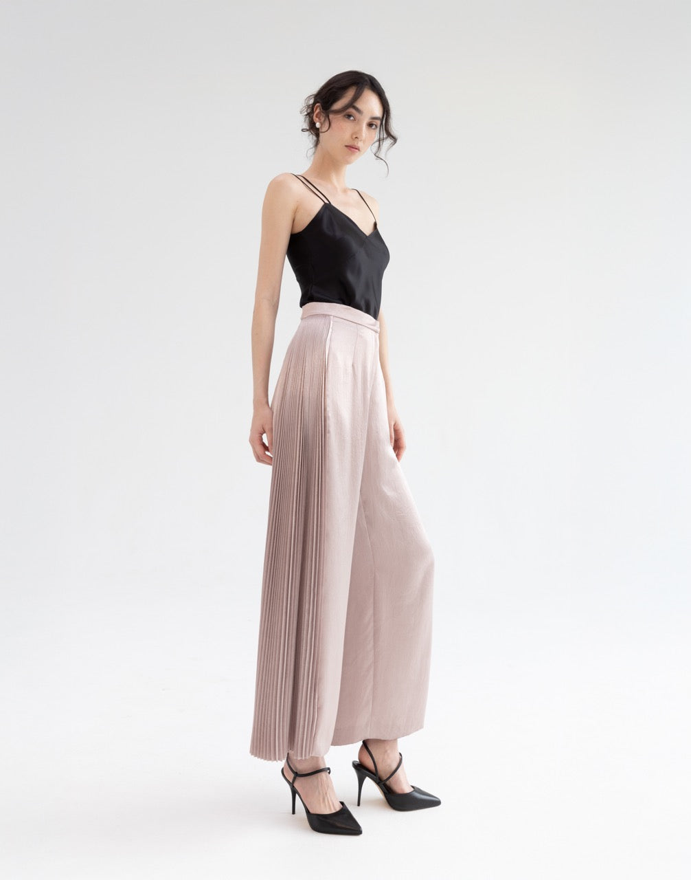 Half Pleat Trousers – HELENA WANG®
